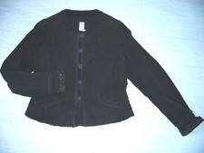 veste femme Sugar 100 % coton noir taille 2 ou 38 40 TBE