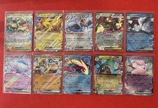 Lot De 10 Cartes Pokémon EX RR Japonaise 