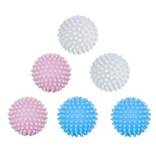 Lot de 6 boules de lavage pour sèche-linge - Pour machine à laver - Pour un l...