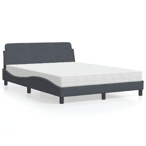 Lit avec matelas rembourré - avec,