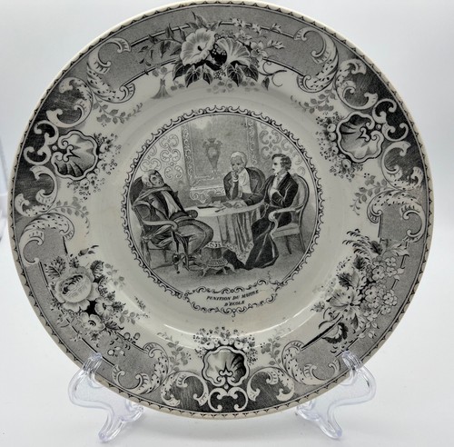 Assiette ancienne creil - ancienne,
