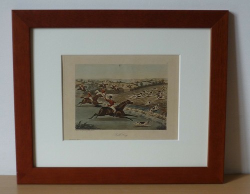 Gravure ancienne chasse - , à