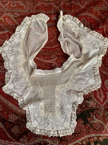 Linge ancien grand col - linge, ancien: