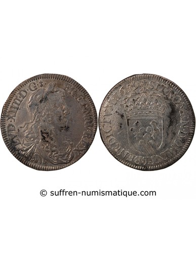 France louis xiv 2 ecu - louis,