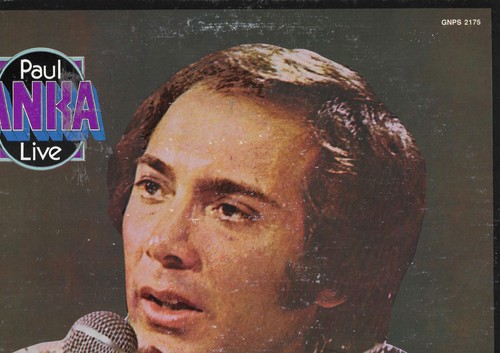 Paul anka live vinyle 33 - anka,