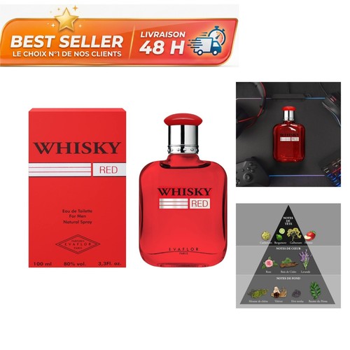 Parfum homme whisky red eau - parfum,