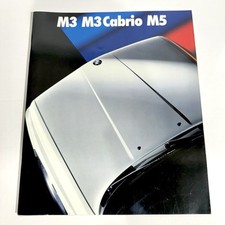 BMW M3 CABRIO M5 / XXL brochure catalogue / 36p / DE / grand format
