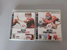 Lot de deux jeux PS3 US NCAA football 09 et 10