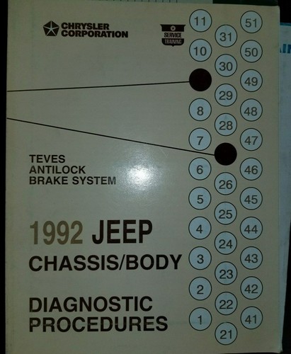 Manuel entretien jeep 1992 - d'entretien,