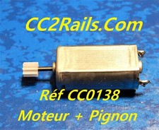 CC 0138 - KIT MOTEUR 050 + PIGNON 8 DENTS POUR LOCO ET TENDER JOUEF ET AUTRE HO