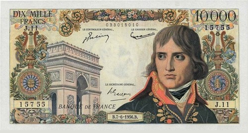037 000 francs - 10, bonaparte