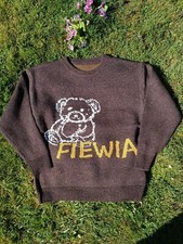 Pull tricoté Ours mignon L