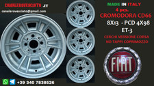 4 jantes Fiat 124 128 Cromodora CD66 CD80 CORSA 8x13 4x98 jantes jantes