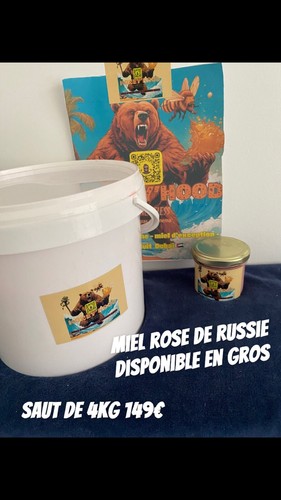 Miel rose sibérie - rose,