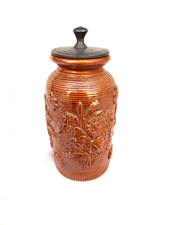 Grès ancien Beauvais Beauvaisis cachet en dessous décor de fleurs