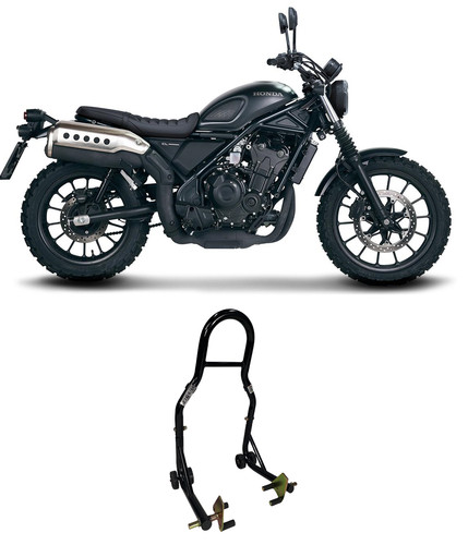 Support moto avec roue - avec,