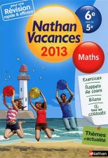 Nathan vacances Maths-De la 6e