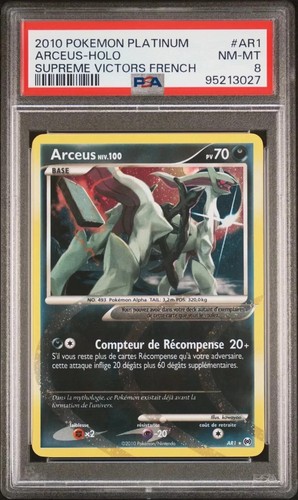 Carte pokémon arceus ar1 - pokémon, psa