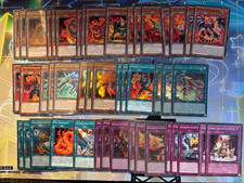 Base de deck / Lot de 47 cartes Yu-Gi-Oh Archétype Volcanique en Français (YGO)