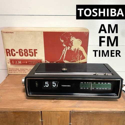 685f toshiba flip clock - toshiba,