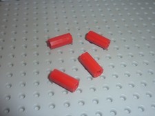 4 x LEGO TECHNIC Red Axle