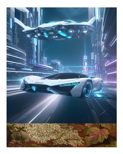 Affiche art mural - affiche, futuriste