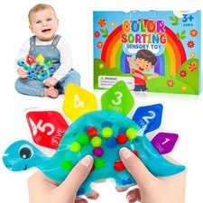 Dinosaur Color Sorting Sensory