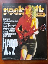 Rock and Folk n°175 de 8/1981; Le Hard de A à Z; ACDC, Motorhead, Kiss, Trust,..