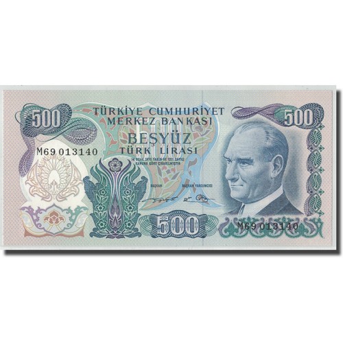 Billet turquie 500 lira - billet,,