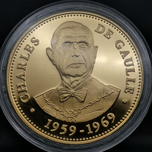 Medaille 41mm dorée charles - 41mm,