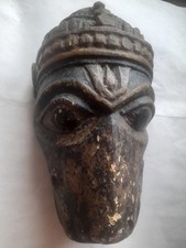 Ancien Masque en Bois Art