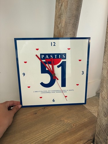 Horloge publicitaire pastis - horloge, 51