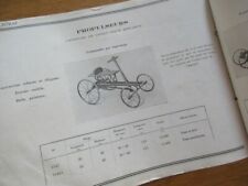 CATALOGUE PFALZGRAF FABRIQUE VOITURE CHARETTE VELO RAMEUR ENFANT 1935 BOUXWILLER