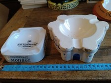 cendrier publicitaire ancien céramique Cognac Otard Monnet Château 