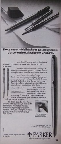 Publicité presse 1973 - de,