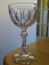 VAL ST LAMBERT 1 ANCIEN VERRE A APERITIF  PRINCE DE GALLES CRISTAL  ht 12,2 cm