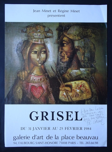 Grisel affiche originale 1984 - grisel,