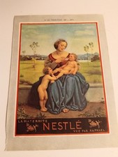 publicité Nestle 28 x 38 cm provenant du magazine l'illustration du 23 novembre