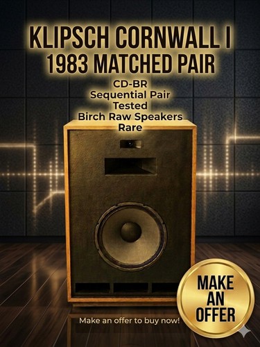 Klipsch cornwall 1983 br - cornwall,