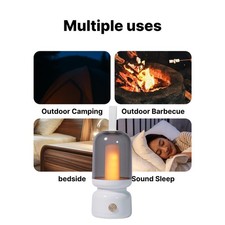 Lampe de table lanterne  vintage, lampe de chevet, de camping suspendue, de