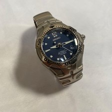 Montre Seiko Kinetic Titanium avec date - boîtier en acier inoxydable...