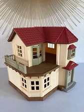 325⚜️ Jouet La Grande Maison de Poupée Sylvania Familles Éclairée Vendu Vide