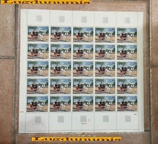 Planche Timbre N° 1517 25 Timbres 1967 1 F. La Carriole du Père Juniet, Douanier