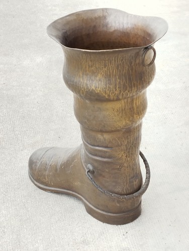 Porte parapluie botte - botte, laiton