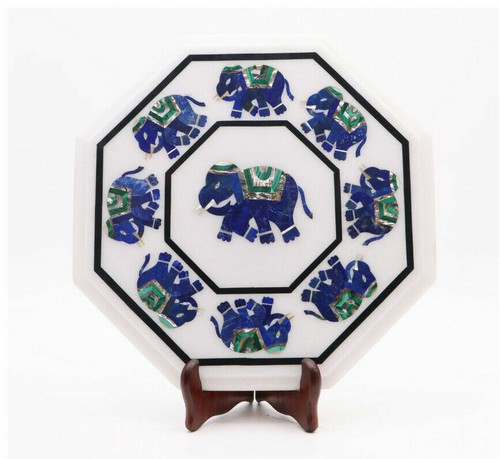 Marble side table top - 12",