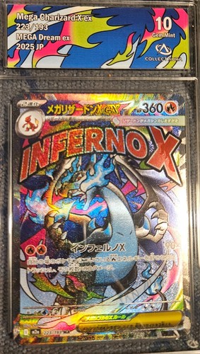 Mega charizard psa 10 - charizard,