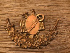 ANCIEN ORNEMENT BRONZE DORÉ EMPIRE LOUIS ART CURIOSITÉ NAPOLÉON 