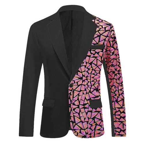 Hommes asymétrique sequin - asymétrique,
