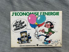 FRANQUIN AUTOCOLLANT GASTON LAGAFFE J'ÉCONOMISE L'ÉNERGIE EN EXCELLENT ÉTAT