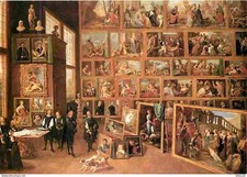 Art - Peinture - David Teniers - L'archeveque Léopold Guillaume contemplant les